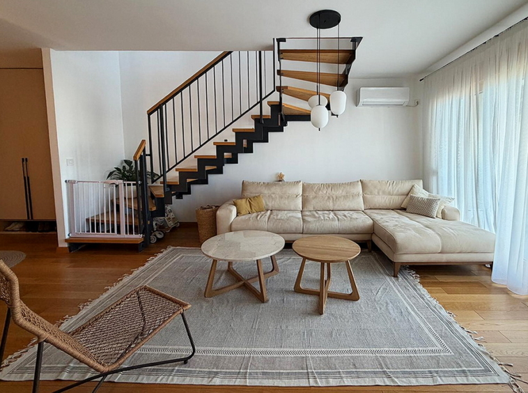 Dupleks, Zemun - dnevna soba, trpezarija, kuhinja | Duplex apartment, Zemun - living room, dining room, kitchen