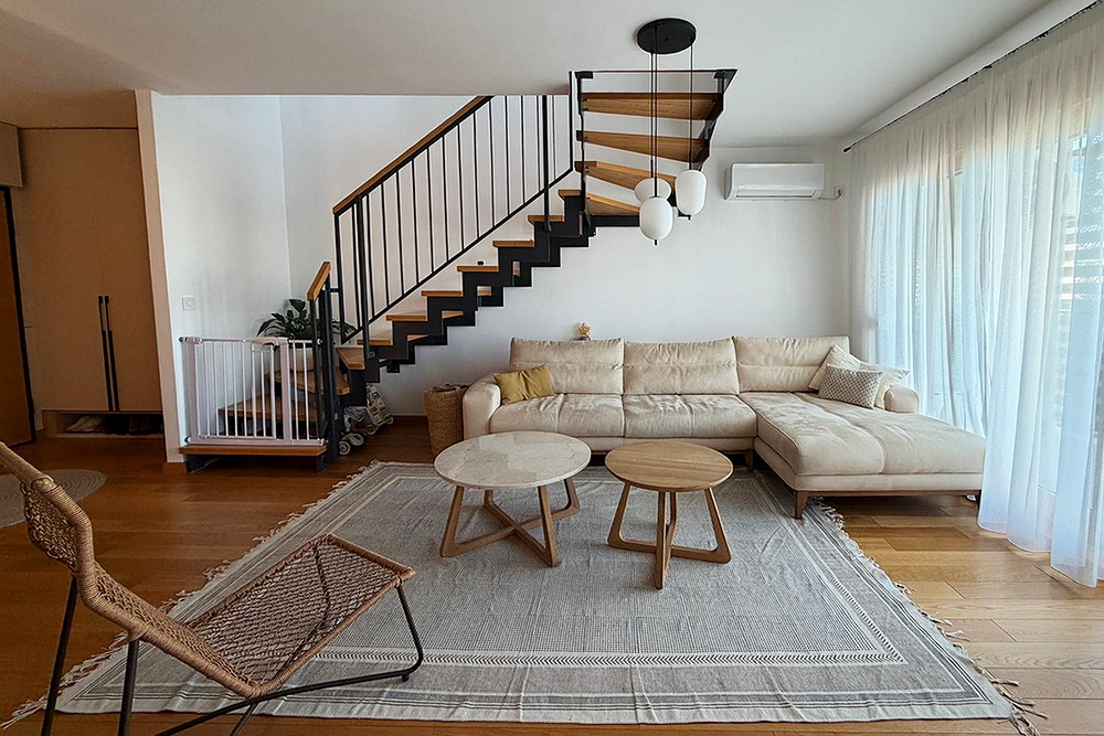Dupleks, Zemun - dnevna soba, trpezarija, kuhinja | Duplex apartment, Zemun - living room, dining room, kitchen
