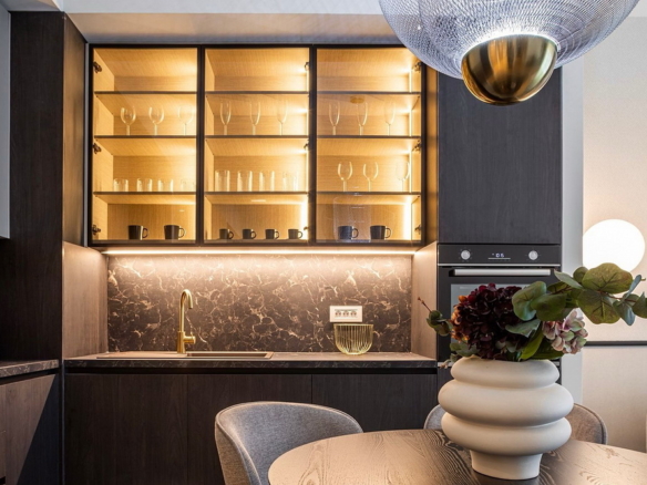 Trosoban stan, BW Scala - dnevna soba, trpezarija, kuhinja | 2-Br apartment, BW Scala - living room, dining room, kitchen