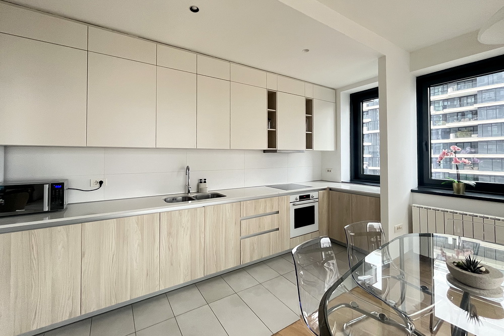 Četvorosoban stan, BW Vista - dnevna soba, trpezarija, kuhinja | 3-Br apartment, BW Vista - living room, dining room, kitchen