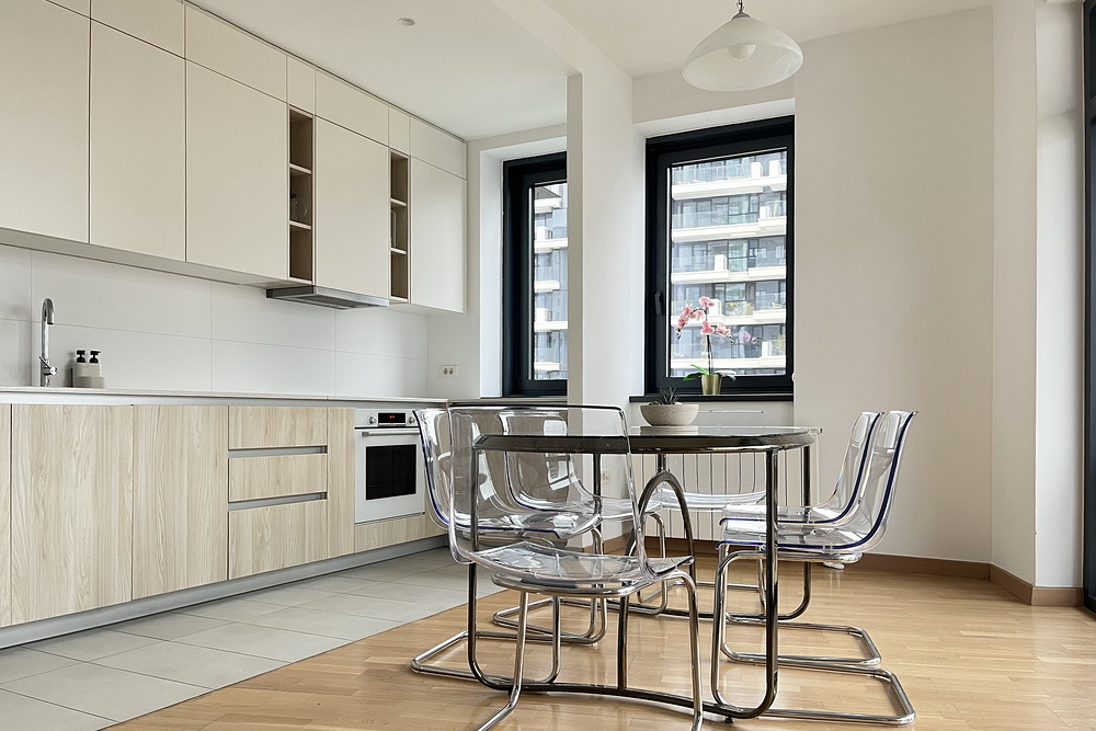 Četvorosoban stan, BW Vista - dnevna soba, trpezarija, kuhinja | 3-Br apartment, BW Vista - living room, dining room, kitchen