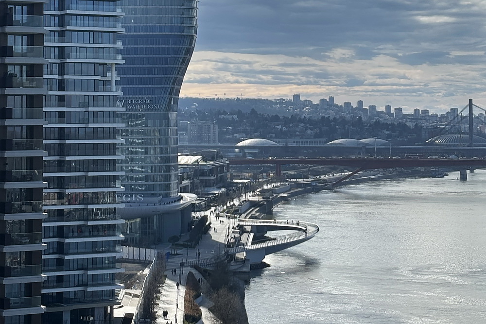 Trosoban stan, BW Victoria - pogled s terase | 2-Br apartment, BW Victoria - view from the terrace
