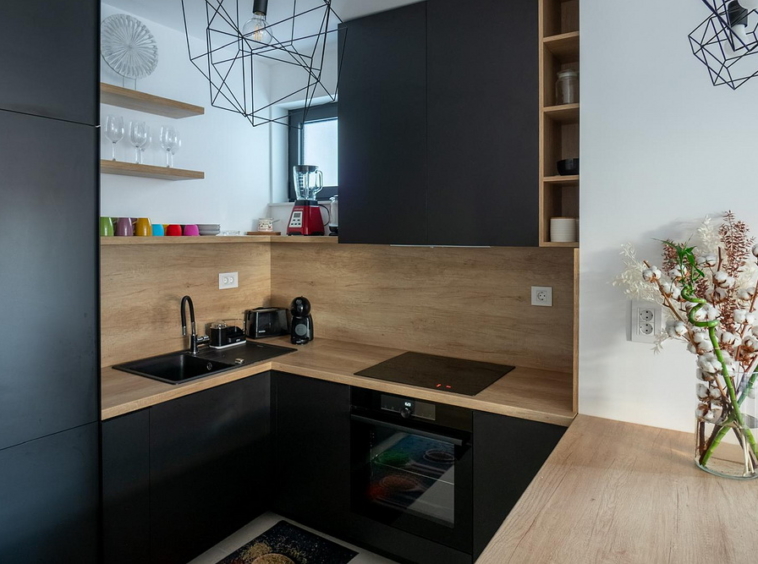 Dvosoban stan, Dorćol - dnevna soba, trpezarija, kuhinja | 1-Br apartment, Dorćol - living room, dining room, kitchen