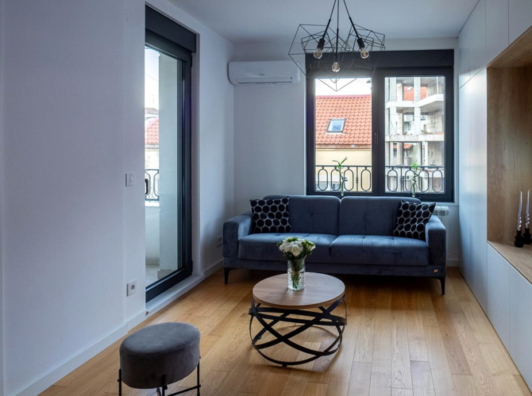 Dvosoban stan, Dorćol - dnevna soba, trpezarija, kuhinja | 1-Br apartment, Dorćol - living room, dining room, kitchen