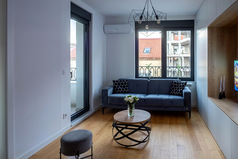 Dvosoban stan, Dorćol - dnevna soba, trpezarija, kuhinja | 1-Br apartment, Dorćol - living room, dining room, kitchen Dvosoban stan, Dorćol - dnevna soba, trpezarija, kuhinja | 1-Br apartment, Dorćol - living room, dining room, kitchen