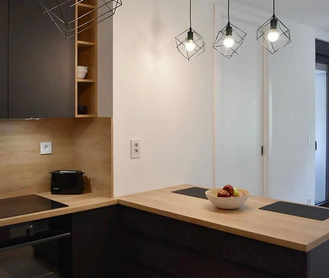 Dvosoban stan, Dorćol - dnevna soba, trpezarija, kuhinja | 1-Br apartment, Dorćol - living room, dining room, kitchen