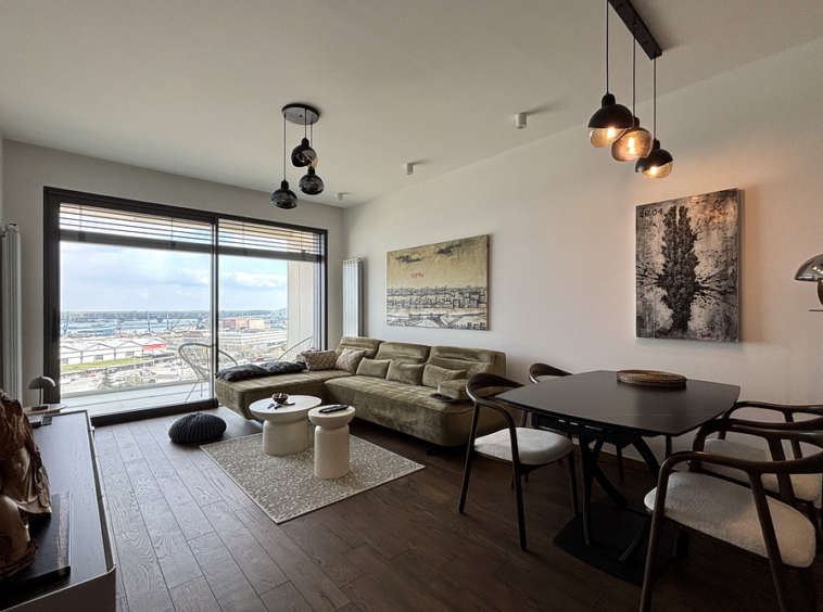 Četvorosoban stan, Novi Dorćol - dnevna soba, trpezarija, kuhinja | 3-Br apartment, Novi Dorćol - living room, dining room, kitchen