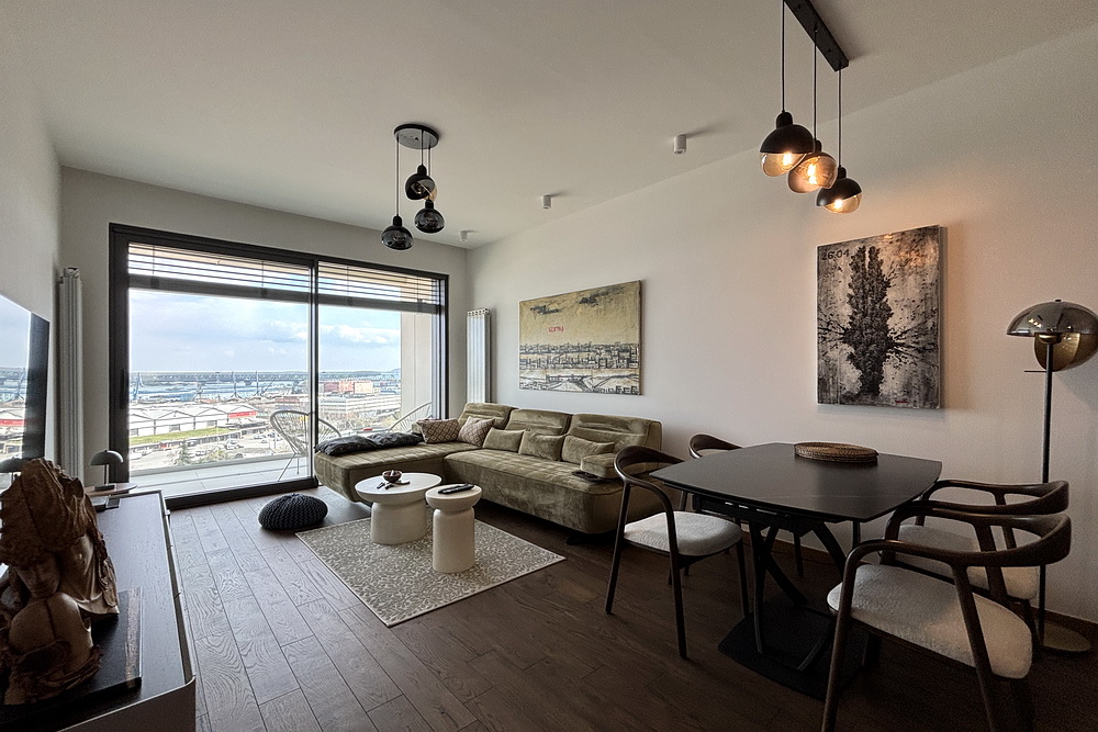 Četvorosoban stan, Novi Dorćol - dnevna soba, trpezarija, kuhinja | 3-Br apartment, Novi Dorćol - living room, dining room, kitchen