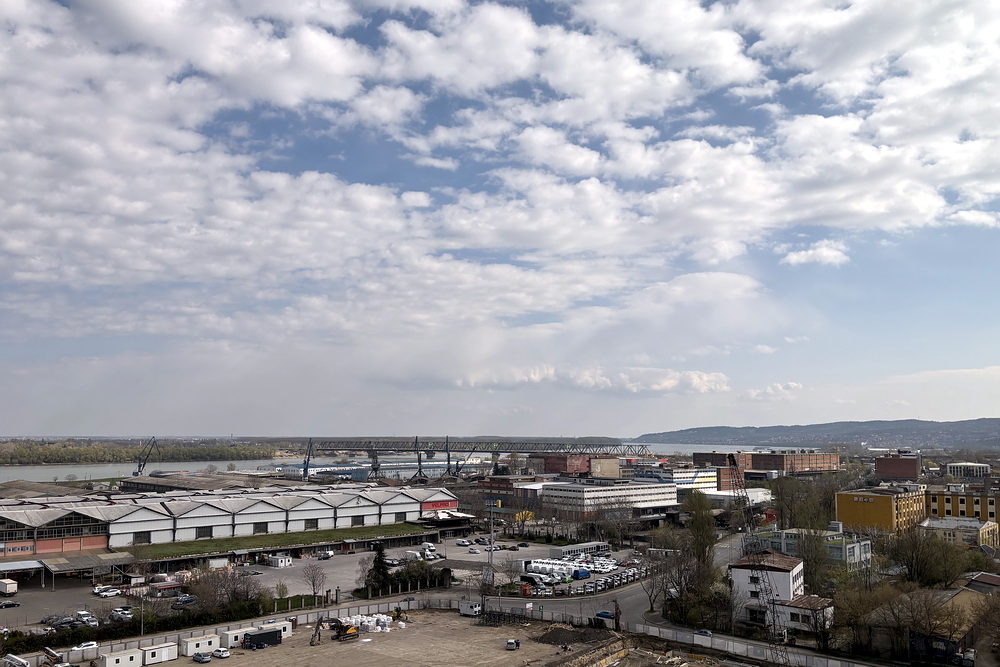 Četvorosoban stan, Novi Dorćol - pogled s terase | 3-Br apartment, Novi Dorćol - view from the terrace