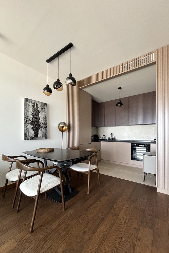 Četvorosoban stan, Novi Dorćol - dnevna soba, trpezarija, kuhinja | 3-Br apartment, Novi Dorćol - living room, dining room, kitchen