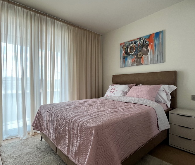 Dvosoban stan, Airport Garden - spavaća soba | 1-Br apartment, Airport Garden - bedroom