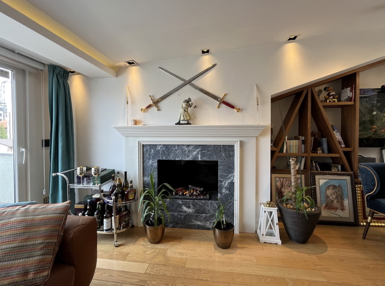 Trosoban stan, Vračar- dnevna soba, trpezarija | 2-Br apartment, Vračar - living room, dining room