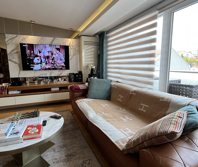 Trosoban stan, Vračar- dnevna soba, trpezarija | 2-Br apartment, Vračar - living room, dining room