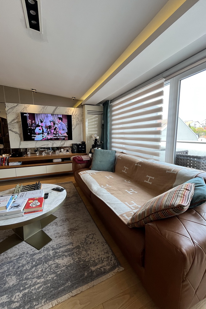 Trosoban stan, Vračar- dnevna soba, trpezarija | 2-Br apartment, Vračar - living room, dining room