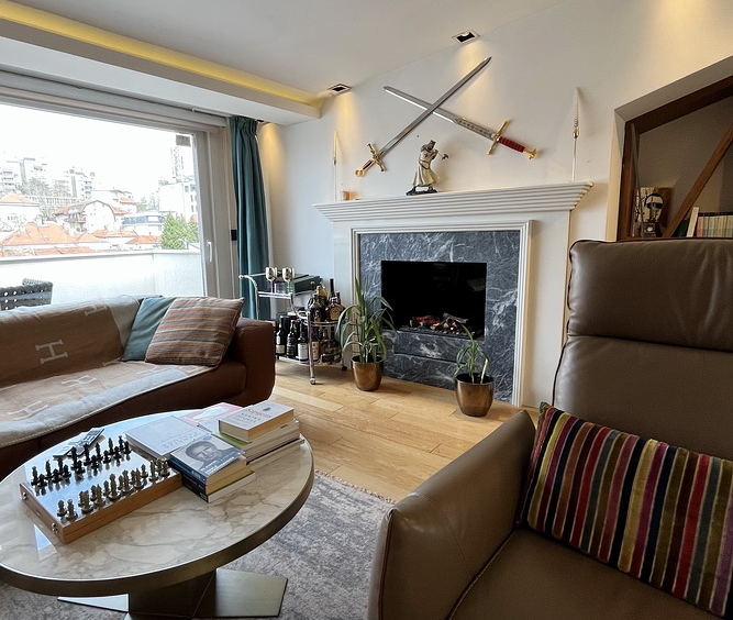 Trosoban stan, Vračar- dnevna soba, trpezarija | 2-Br apartment, Vračar - living room, dining room