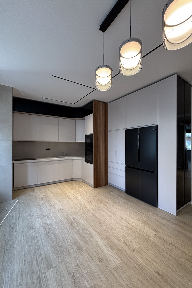 Stan sa tri spavaće sobe, Vračar - dnevna soba, trpezarija, kuhinja | 3-Br apartment, Vračar - living room, dining room, kitchen