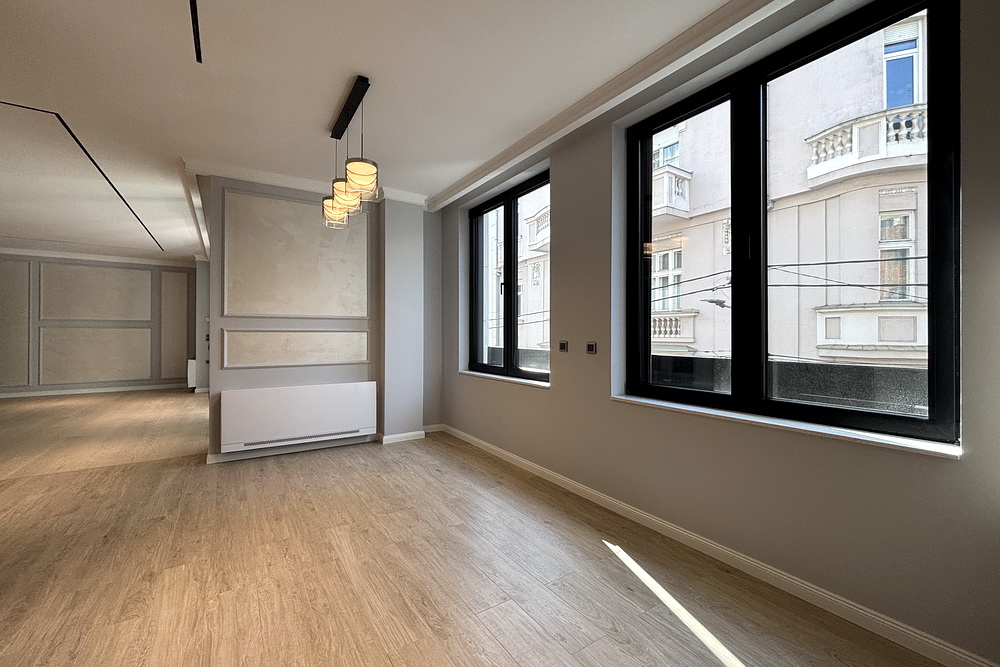 Stan sa tri spavaće sobe, Vračar - dnevna soba, trpezarija, kuhinja | 3-Br apartment, Vračar - living room, dining room, kitchen