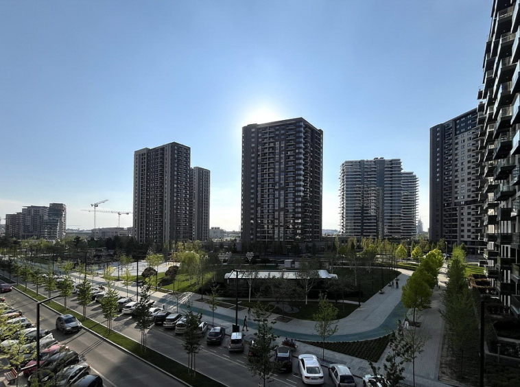 Trosoban stan, BW Quartet 1 - pogled s terase | 2-Br apartment, BW Quartet 1 - view from the terrace