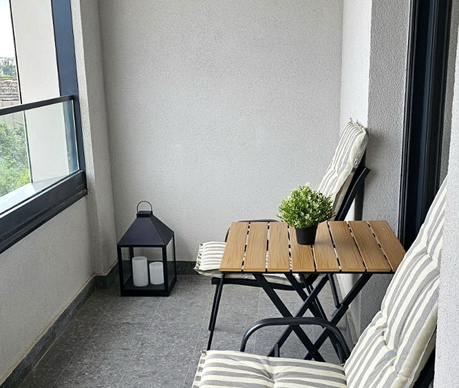 Dvosoban stan, Airport Garden - terasa | 1-Br apartment, Airport Garden - terrace