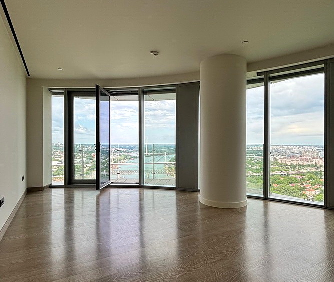 Trosoban stan, St. Regis Branded Residences - dnevna soba, trpezarija, kuhinja | 2-Br apartment, St. Regis Branded Residences - living room, dining room, kitchen