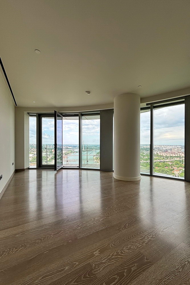 Trosoban stan, St. Regis Branded Residences - dnevna soba, trpezarija, kuhinja | 2-Br apartment, St. Regis Branded Residences - living room, dining room, kitchen