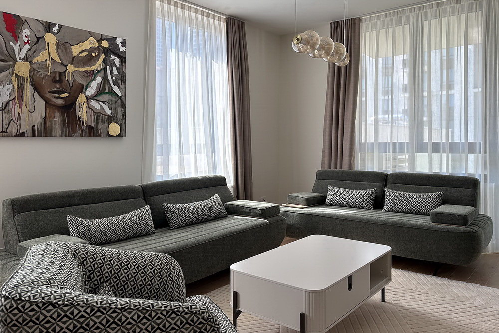 Trosoban stan, BW Lumia - dnevna soba, trpezarija, kuhinja | 2-Br apartment, BW Lumia - living room, dining room, kitchen