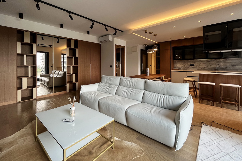 Trosoban stan, BW Terra - dnevna soba, trpezarija, kuhinja | 2-Br apartment, BW Terra - living room, dining room, kitchen