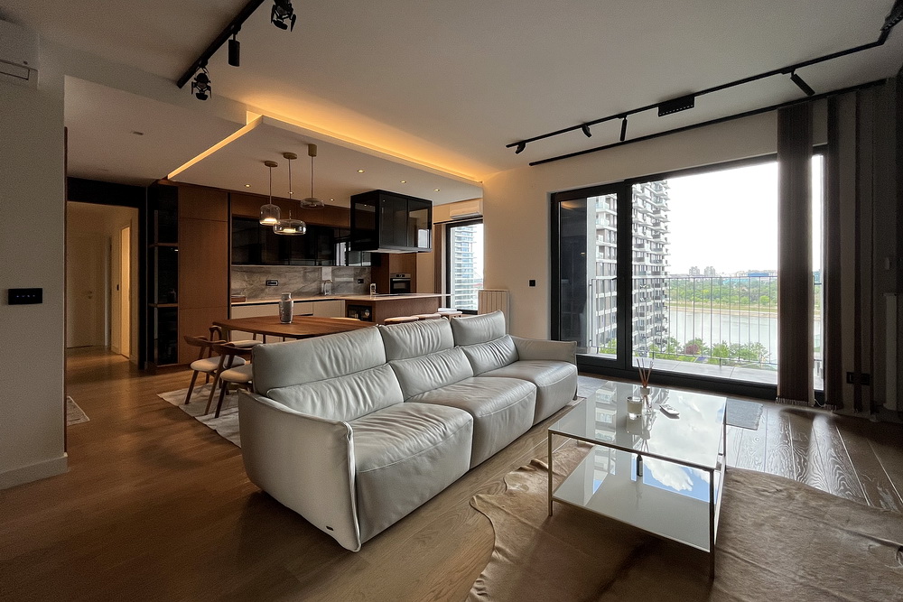 Trosoban stan, BW Terra - dnevna soba, trpezarija, kuhinja | 2-Br apartment, BW Terra - living room, dining room, kitchen