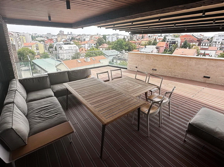 Petosobni penthaus, Vračar - terasa | 4-Br penthouse apartment, Vračar- terrace