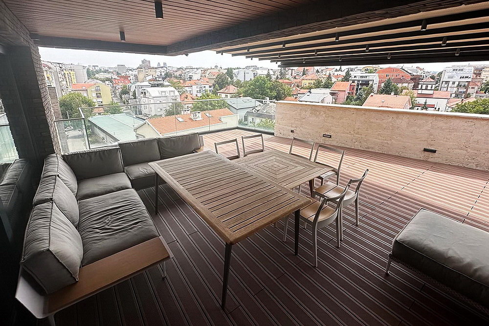 Petosobni penthaus, Vračar - terasa | 4-Br penthouse apartment, Vračar- terrace