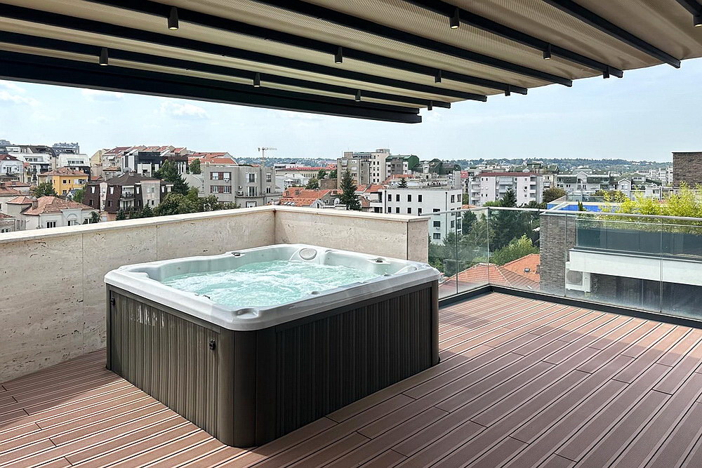 Petosobni penthaus, Vračar - terasa | 4-Br penthouse apartment, Vračar- terrace