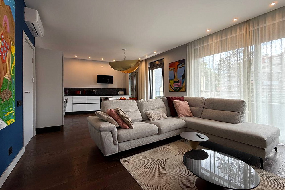 Petosoban stan, Palilula - dnevna soba, trpezarija, kuhinja | 4-Br apartment, Palilula - living room, dining room, kitchen