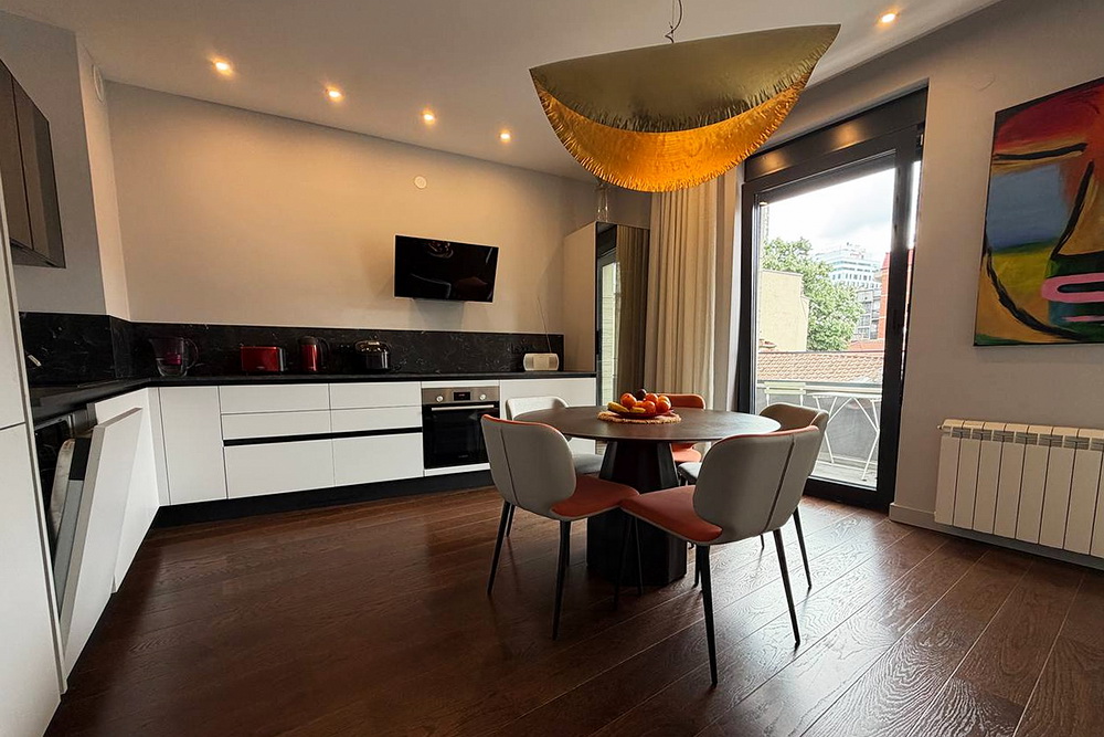 Petosoban stan, Palilula - dnevna soba, trpezarija, kuhinja | 4-Br apartment, Palilula - living room, dining room, kitchen