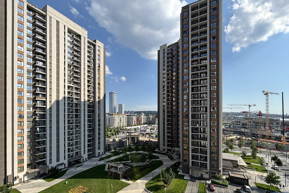 Dvosoban stan, BW Arcadia - pogled s terase | 1-Br apartment, BW Arcadia - view from the terrace
