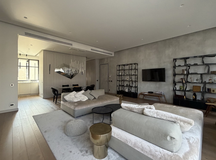 Trosoban stan, Dorćol - dnevna soba, trpezarija | 2-Br apartment, Dorćol - living room, dining room