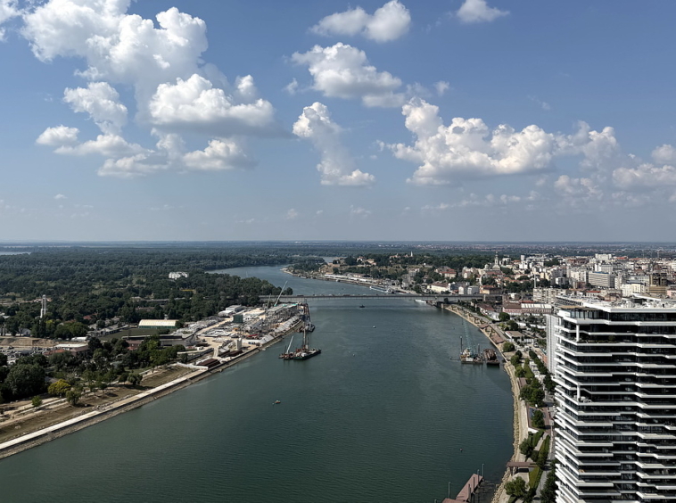 Dvosoban stan, The Residences at The St. Regis Belgrade - pogled s terase | 1-Br apartment, The Residences at The St. Regis Belgrade - view from the terrace