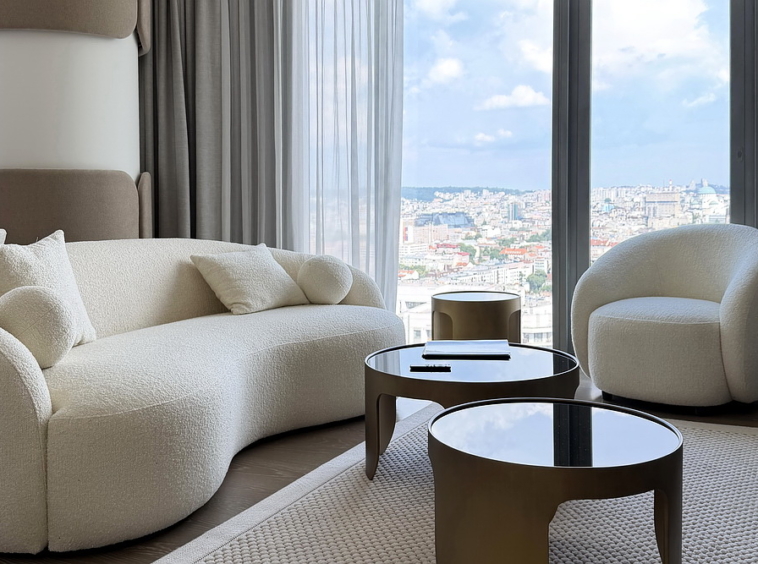 Dvosoban stan, The Residences at The St. Regis Belgrade - dnevna soba, trpezarija, kuhinja | 1-Br apartment, The Residences at The St. Regis Belgrade - living room, dining room, kitchen