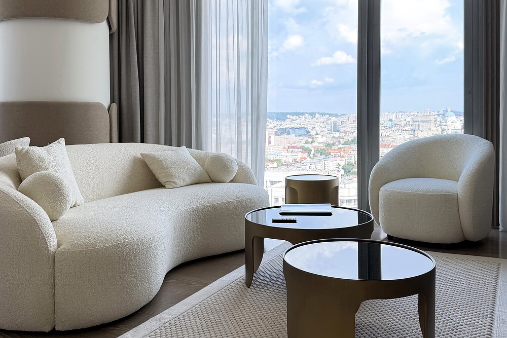Dvosoban stan, The Residences at The St. Regis Belgrade - dnevna soba, trpezarija, kuhinja | 1-Br apartment, The Residences at The St. Regis Belgrade - living room, dining room, kitchen
