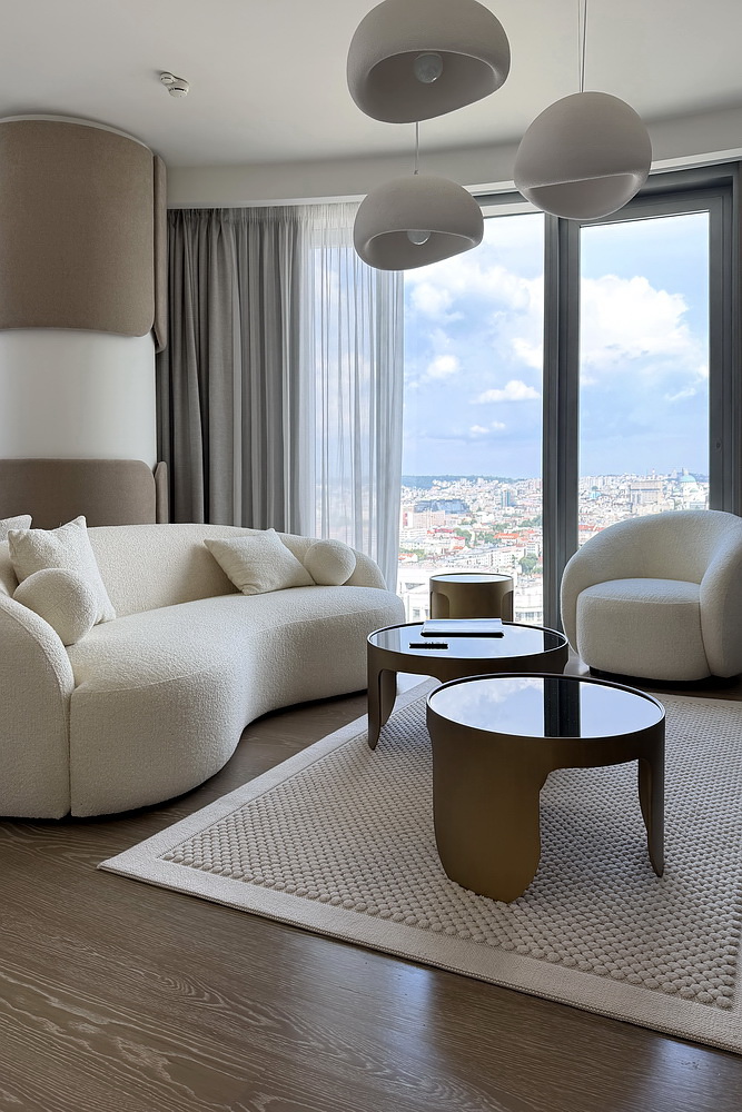 Dvosoban stan, The Residences at The St. Regis Belgrade - dnevna soba, trpezarija, kuhinja | 1-Br apartment, The Residences at The St. Regis Belgrade - living room, dining room, kitchen