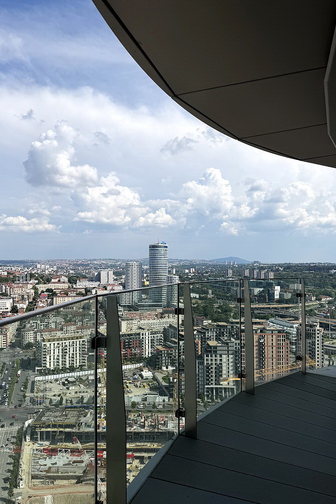 Dvosoban stan, The Residences at The St. Regis Belgrade - pogled s terase | 1-Br apartment, The Residences at The St. Regis Belgrade - view from the terrace