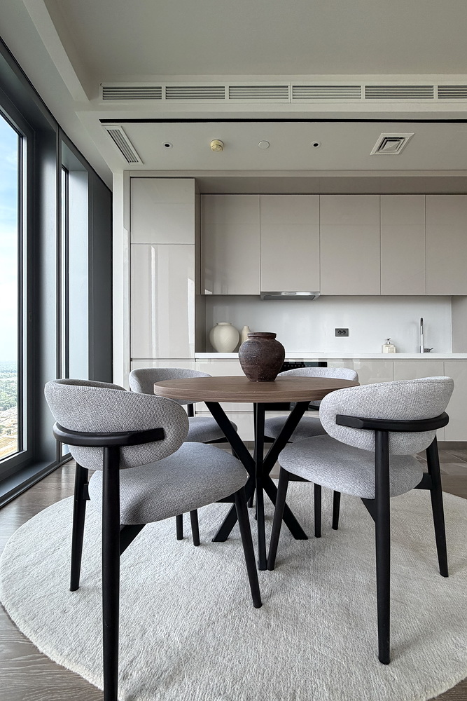 Trosoban stan, St. Regis Branded Residences - dnevna soba, trpezarija, kuhinja | 2-Br apartment, St. Regis Branded Residences - living room, dining room, kitchen