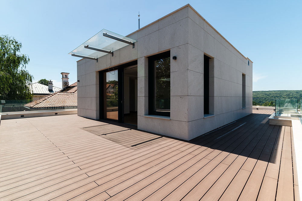 Vila, Dedinje - krovna terasa | Villa, Dedinje - roof terrace