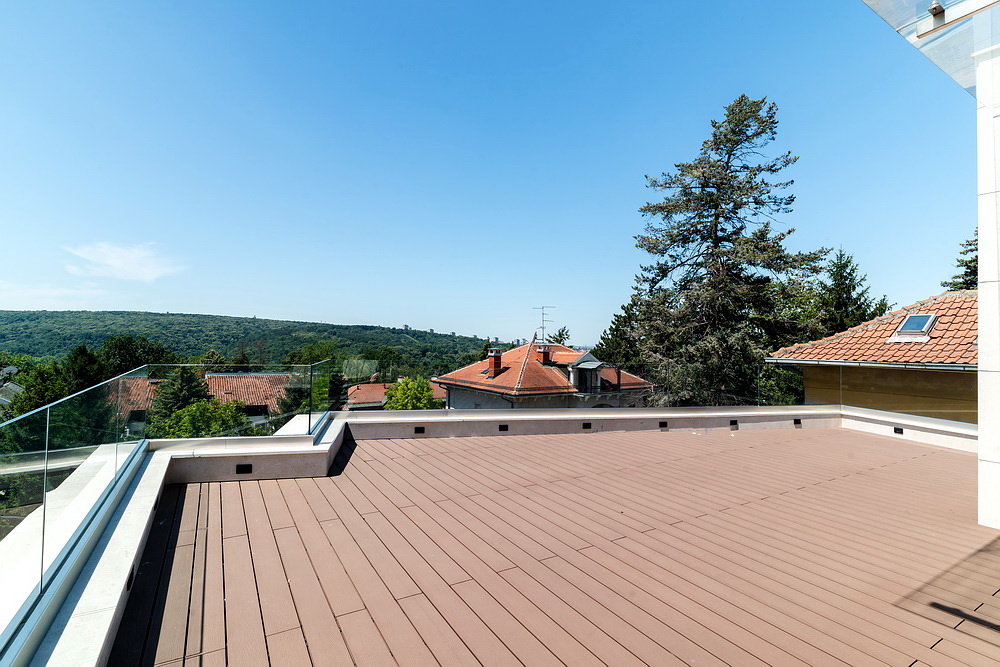 Vila, Dedinje - krovna terasa | Villa, Dedinje - roof terrace