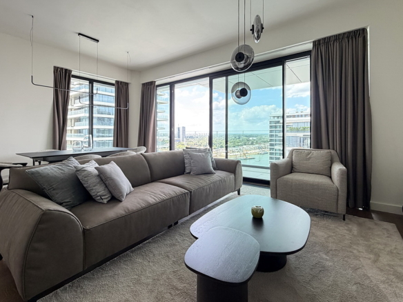 Trosoban stan, BW Perla - dnevna soba, trpezarija, kuhinja | 2-Br apartment, BW Perla - living room, dining room, kitchen