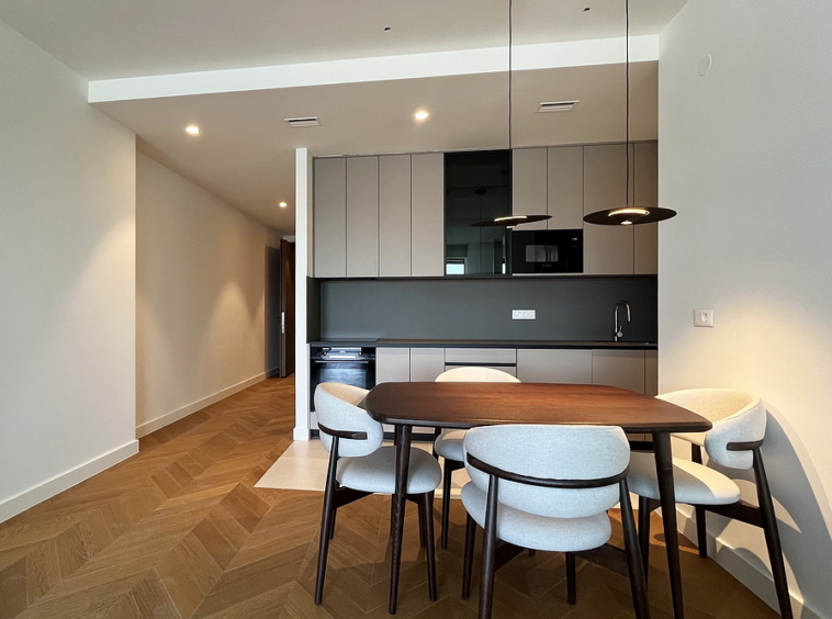 Dvosoban stan, BW Riviera - dnevna soba, trpezarija, kuhinja | 1-Br apartment, BW Riviera - living room, dining room, kitchen