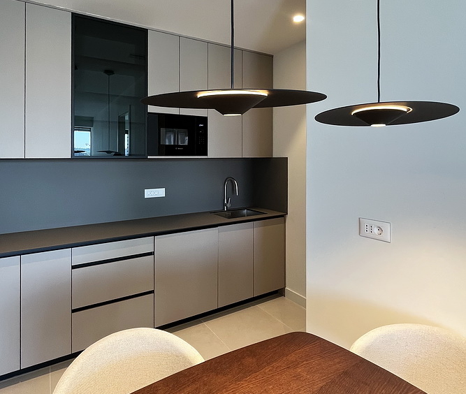 Dvosoban stan, BW Riviera - dnevna soba, trpezarija, kuhinja | 1-Br apartment, BW Riviera - living room, dining room, kitchen