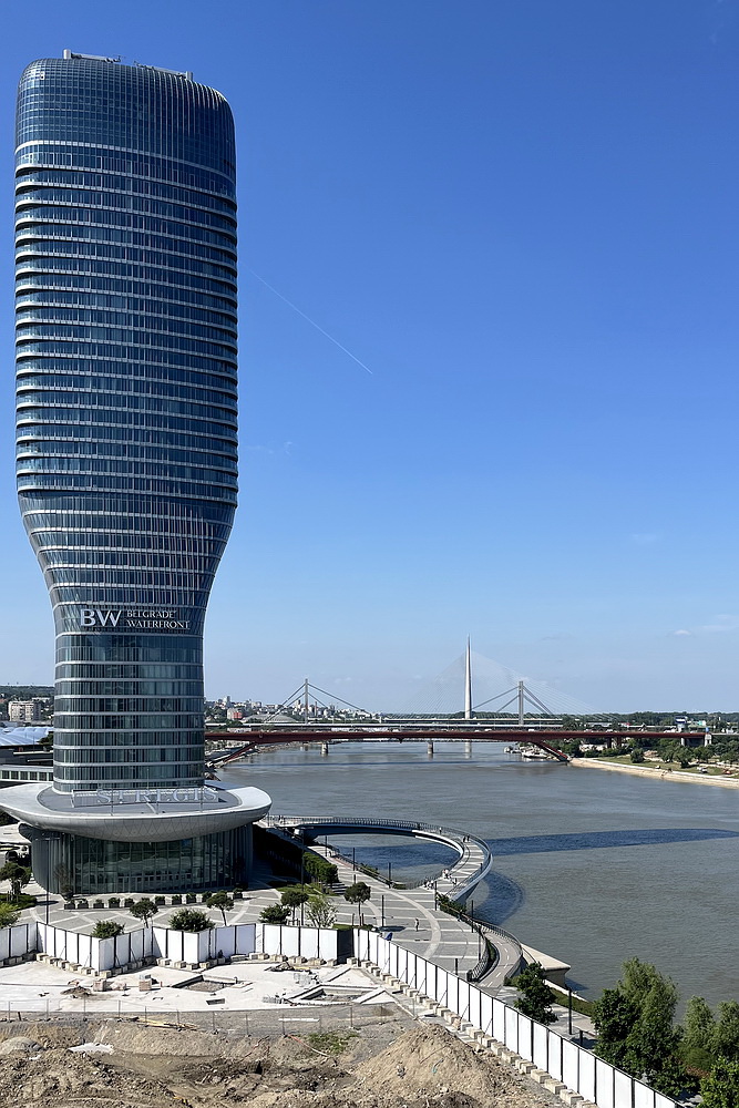 Dvosoban stan, BW Riviera - pogled s terase | 1-Br apartment, BW Riviera - view from the terrace