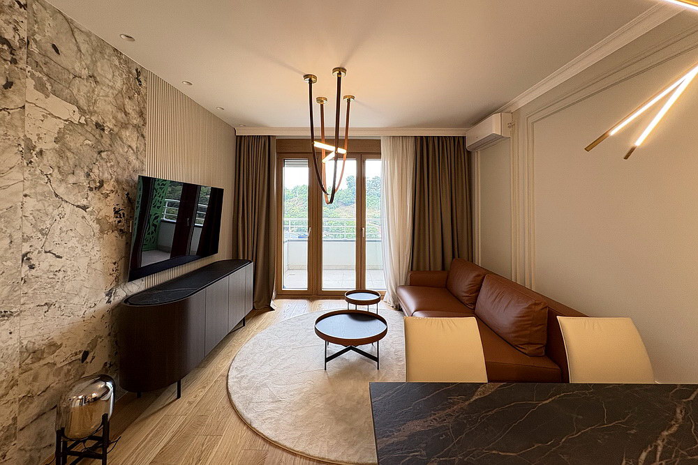 Trosoban stan, Elixir Garden - dnevna soba, trpezarija, kuhinja | 2-Br apartment, Elixir Garden - living room, dining room, ktichen