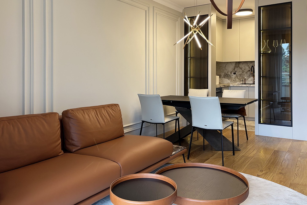 Trosoban stan, Elixir Garden - dnevna soba, trpezarija, kuhinja | 2-Br apartment, Elixir Garden - living room, dining room, ktichen