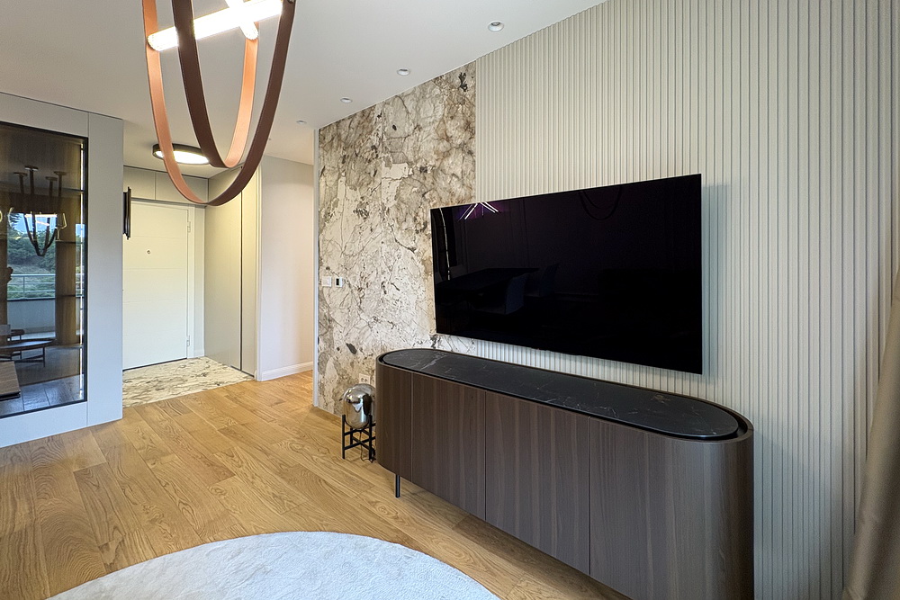 Trosoban stan, Elixir Garden - dnevna soba, trpezarija, kuhinja | 2-Br apartment, Elixir Garden - living room, dining room, ktichen
